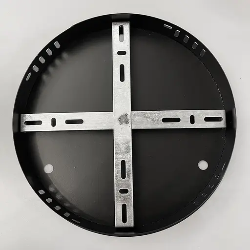 Круглое потолочное основание в черном цвете для 3 светильников 25х3 см | Line F | Арт. BASE 3 BK - фото 2