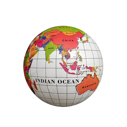 М’яч дитячий глобус, 67-70 г, ПВХ, малюнок
