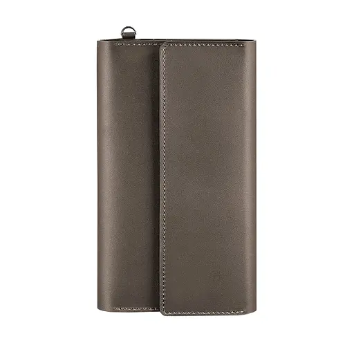 Кожаный клатч-органайзер (Тревел-Кейс) 5.1 темно-бежевый - фото 7