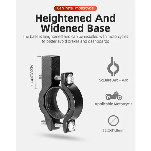 Велодержатель для телефона RockBros универсальный крепление на руль алюминиевый - фото 5