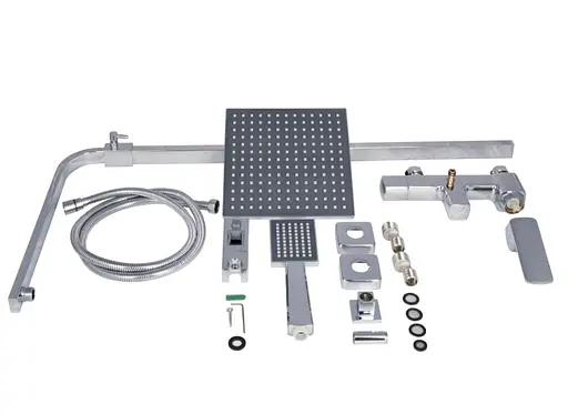 Душевая система для кабины Qtap Capricorn Chrome с изливом 53103KNC - фото 6