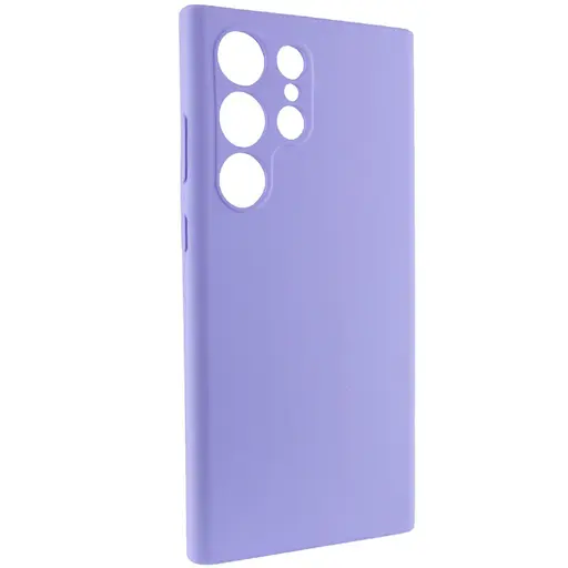 Чохол Silicone Cover Lakshmi Full Camera (AAA) для Samsung Galaxy S23 Ultra Бузковий / Dasheen - фото 2