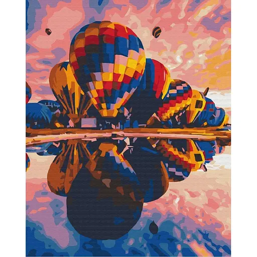 Картина по номерам Запуск шаров Brushme 40x50 см разноцветная 000276889