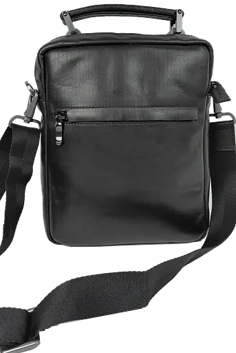 Мужская кожаная сумка, барсетка черная Mykhail Ikhtyar sum0028763 - фото 5