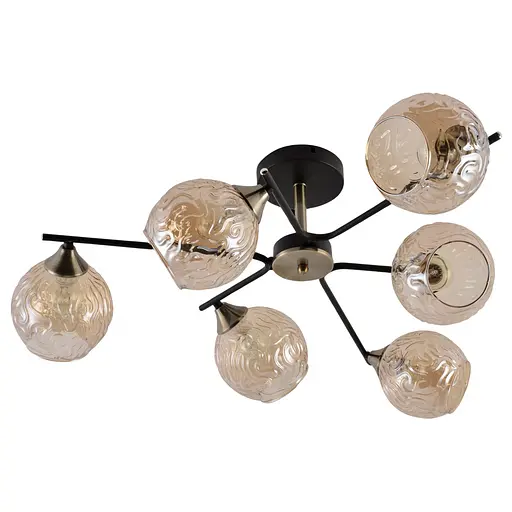 Люстра декоративна V XA1488/6 BK+AB - фото 2