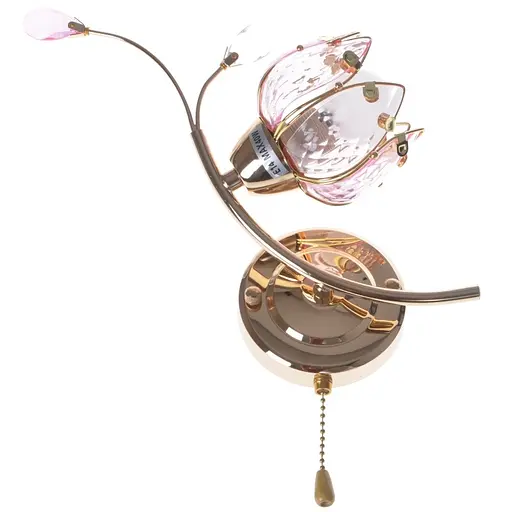 Бра Brille LK-331W/1 настенное накладное с выключателем флористика E14 FG - фото 3