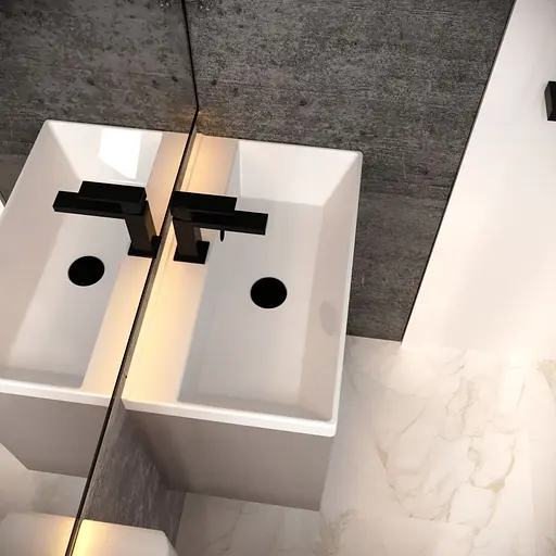 Раковина глянцева врізна Amidicon Rubicon 50 505x352 з литого каменю RUBICON_50_HL, Білий - фото 7