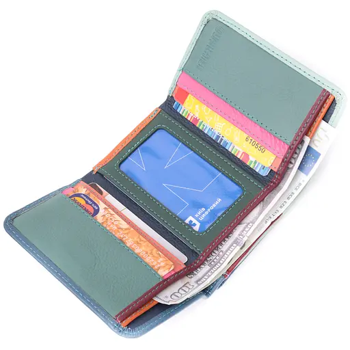 Кожаный женский кошелек ST Leather 11.3х8.5х2 см acs0028429 - фото 4