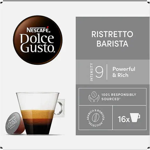 Уцінка. Кава в капсулах NESCAFE Dolce Gusto Ristretto Barista 104 г  - фото 2