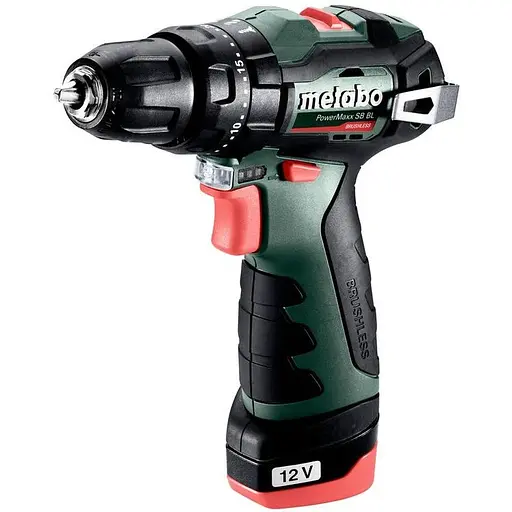 Шурупокрут-дриль Metabo PowerMaxx SB BL 12В акумуляторний 2х2Агод (601784500)