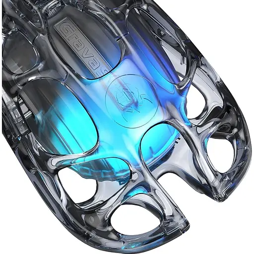 Миша Gravastar Mercury M2 Transparent Black (GRAVASTARM2_XTAL_BLK) [137940] - фото 5
