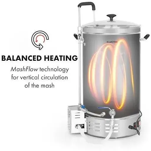 Пивоварня Klarstein Brauheld Pro 45 л (10034588) - фото 6