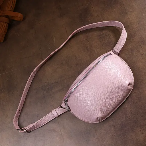 Шкіряна жіноча сумка бананка Shvigel 23х13х5 см sum0020210 - фото 8