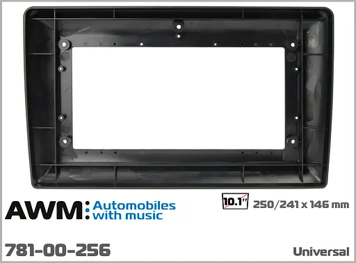 Универсальная рамка для перехода с 2 DIN на 10.1" AWM 781-00-256 - фото 4