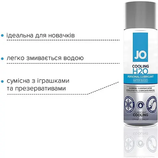 Охолоджувальна змазка на водній основі System JO H2O Cooling (60 мл) - фото 3