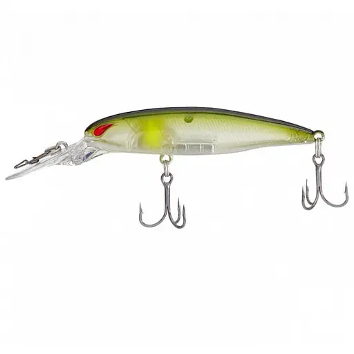 Воблер Nories Laydown Minnow Deep Just Wakasagi SP 66 mm 6.1 g BR Рожевий/жовтий/зелений (1013-1561.10.23)