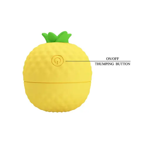 Стимулятор для клітора Pretty Love Pineapple Secret жовтий - фото 4