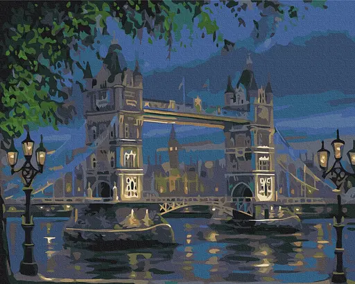 Картина за номерами на підрамнику Brushme Лондон спить