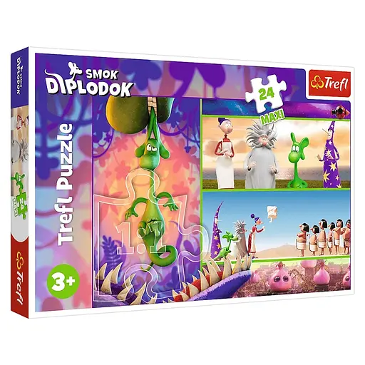 Пазли Trefl Maxi Цікавий дракон 24 елемента