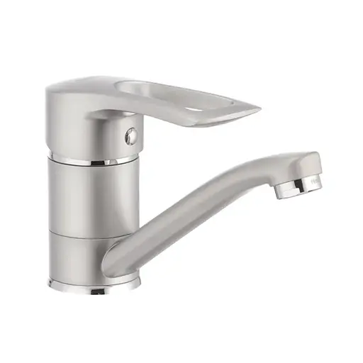 Змішувач для умивальника Haiba Hansberg 004 HB0188 Satin - фото 1