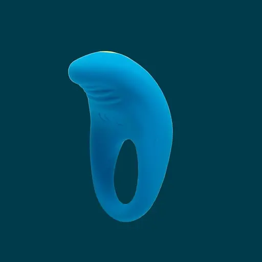 Эрекционное кольцо Romp Juke, 8 см (синий) - фото 7