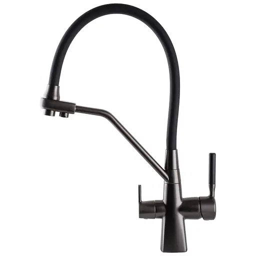 Змішувач для кухні під осмос Globus Lux GLLR-0700-L-11-01 000024668 Графит - фото 5