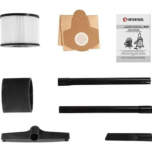 Пилосос промисловий Intertool DT-1025 (137080) - фото 11