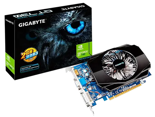Відеокарта GeForce GT 730 2GB Gigabyte (GV-N730-2GI) Б/В - фото 1
