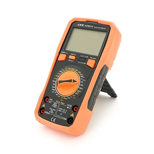 Мультиметр Victor VC9801A, вимірювання: V, A, R, С, F - фото 5