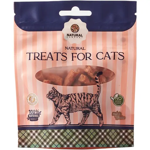 Лакомство для кошек Natural снеки с лососем 35 г