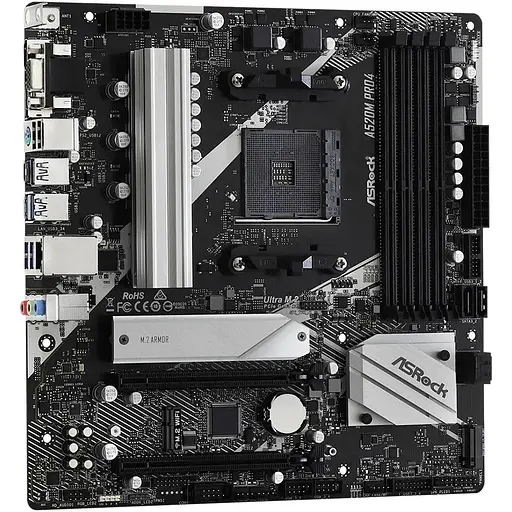 Материнська плата ASRock A520M Pro4 Socket AM4 - фото 4