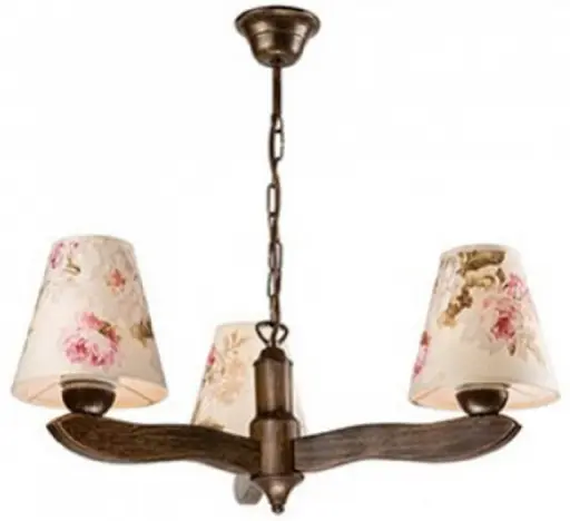 Люстра Alexandra LD-3.2/st.orzech, 3x60w, E27, горіх