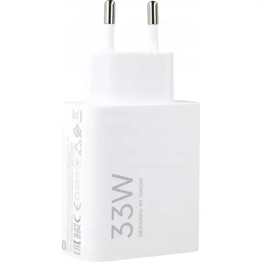 Сетевое зарядное устройство Xiaomi Mi 33W Charging Combo + Cable USB-A - USB-C White (BHR9956EU) [137228] - фото 2