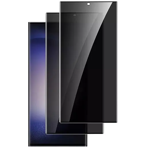 Защитное стекло DK для Samsung Galaxy S23 Ultra S918 3D Антишпион Full Glue 020982 black 2 шт.