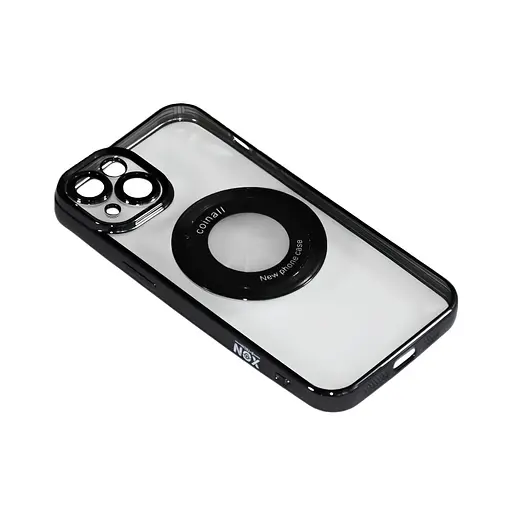 Магнитный чехол XON PhoneCase Magnetic для iPhone 14 (PCMC1114100B 7911) Черный/Прозрачный - фото 1