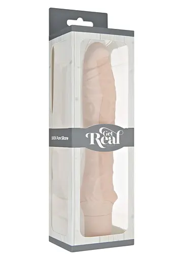 Вібратор Get Real Classic Large 25 см тілесний - фото 2