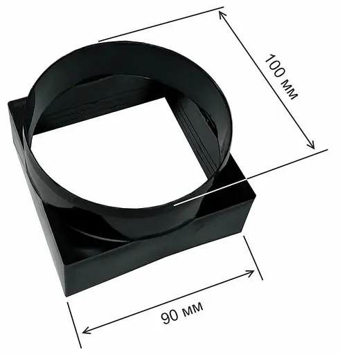 Вытяжка Eleyus Vertical 470 60 BL (6512539) - фото 6