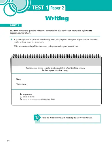 FCE for Schools Practice Tests 1. Student's Book - фото 13