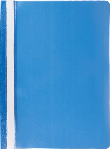 Папка-скоросшиватель синяя с механизмом "усики", А4, 110/110 мкм, BM.3313-02 JOBMAX (4824004008673) - фото 1