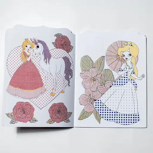 Водная раскраска "Принцессы" Ранок 10171025, 8 страниц, 22 наклейки - фото 7