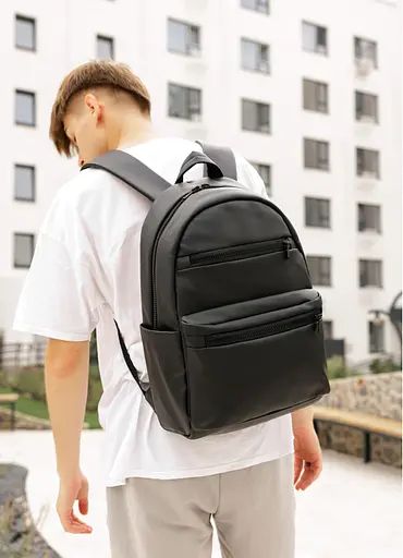 Мужской рюкзак Sambag Zard LKTm черный 46 х 28 х 13 см (25058001m) - фото 4