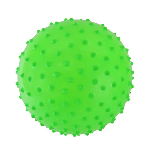 Дитячий М'ячик з шипами MB0111 гумовий 16 см, 48 грам Зелений