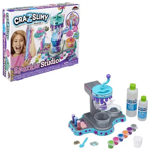 Слайм Cra-Z-Art Glitter Sparkle Studio 22 ед. (60396CRA) - фото 4