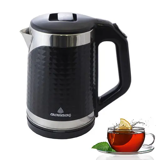 Электрический дисковый пластиковый чайник Crownberg CB 2844 электрический чайник - фото 3