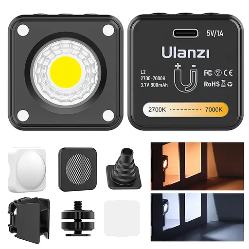 Видеосвет Ulanzi Vijim Bi-color COB Vedio Light (UV-3051 L2) - фото 20