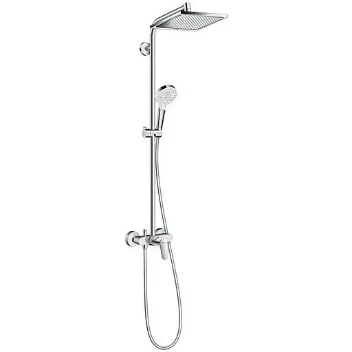 Душова система Hansgrohe Crometta E 240 1jet Showerpipe 27284000, Хром - фото 1