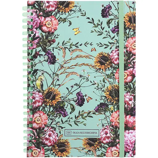 Блокнот Axent Aqua field OS на спирали А5 в клетку 80 листов (8471-8-A-OS) - фото 4