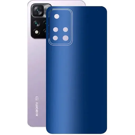 Защитная пленка StatusSKIN для Xiaomi 11i Hyper Charge 2022 Корпус Винил Синий матовый