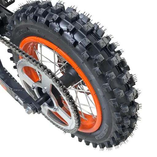 Питбайк Kugoo Wish 01 | Черный | С усиленной рамой и амортизационной вилкой - фото 20