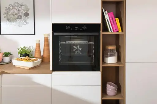 Духова шафа Gorenje електрична 77 л, A, IconLed, чорний - фото 2